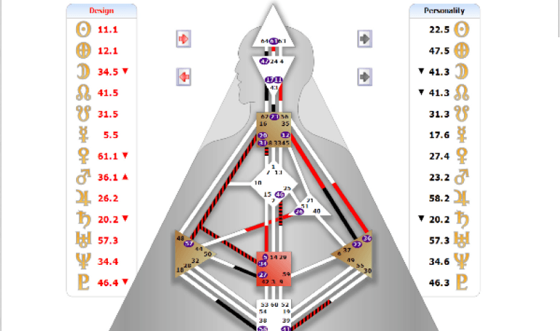 yin yin human design chart 1